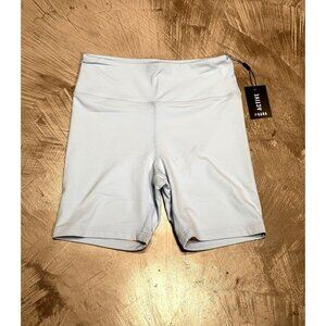 LAHANA ACTIVE WOMEN'S BLUE 'MIMI' BIKER SHORT / LARGE / ATHLEISURE / NWT